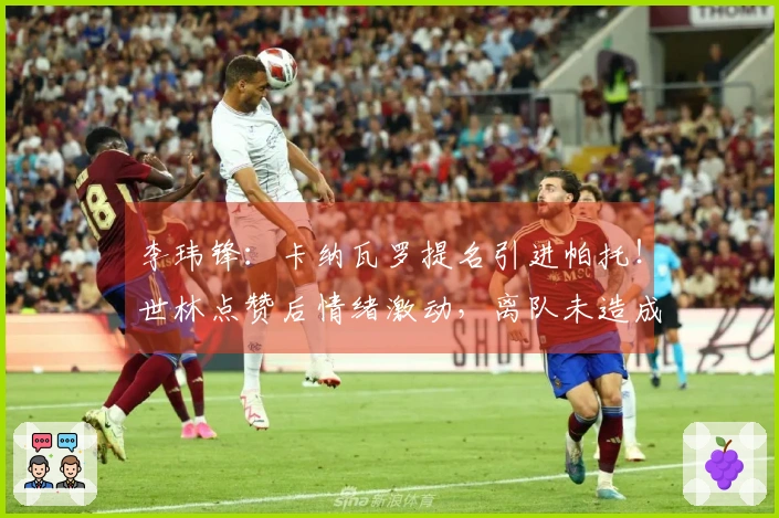 李玮锋：卡纳瓦罗提名引进帕托！世林点赞后情绪激动，离队未造成权健损失