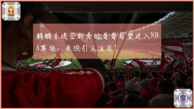 鹈鹕乐透签新秀的哥哥有望进入NBA赛场，表现引人注目！